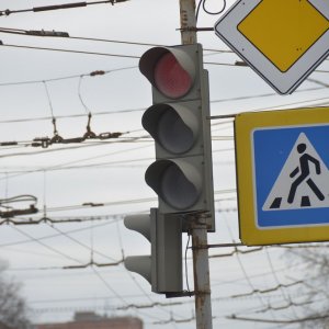 Новый светофор на Одоевском путепроводе в Туле поставили для снижения  аварийности