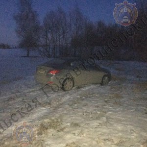 В Киреевском районе 72-летний водитель спровоцировал ДТП: пострадал молодой человек