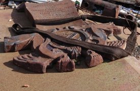 В Туле обнаружили уникальный исторический артефакт: знак первого завода Демидовых