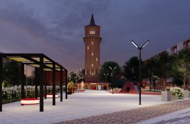 Стартовало масштабное благоустройство сквера Трудовой славы в Кимовске