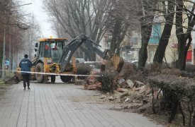 В Туле начался ремонт сквера у театра драмы и сквера Льва Толстого