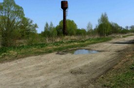 Лишь после вмешательства прокуратуры дорога на въезде в поселок Заокский Тульской области была отремонтирована