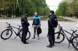 В тульских парках к работе приступили конные и велопатрули полиции