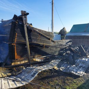 В Тульской области в сгоревшей бане погибли мужчина и женщина
