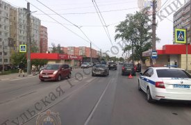 В Зареченском округе Тулы легковушка сбила пешехода