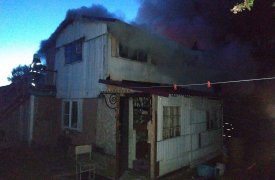На пожаре под Новомосковском в Тульской области погибла пенсионерка