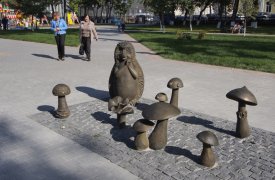 В центре города расположилась «Грибная поляна»