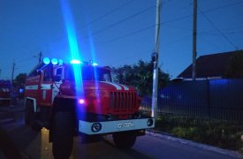 Ночью в Суворове Тульской области горел жилой дом