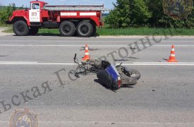 В Тульской области скутерист протаранил на трассе  Chevrolet