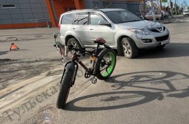 Под Узловой Тульской области внедорожник наехал на велосипедиста