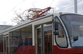 Упавший на трамвай столб в Туле на Оружейной: комментирует горадминистрация