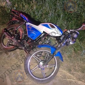 В Кимовском районе юный мотоциклист врезался в Ford Focus