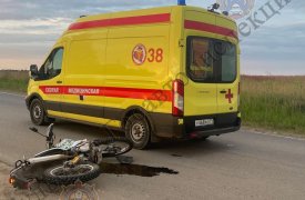 На выезде из Алексина Тульской области мотоциклист не удержался на стальном коне