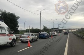 Массовое ДТП на трассе в Тульской области собрало четыре автомобиля