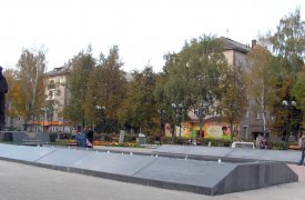 Фонтан в тульском сквере Л.Н. Толстого отремонтируют до осени