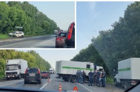 ДТП с машиной ФСИН на трассе в Тульской области: пострадал водитель легковушки