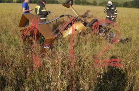 Легкомоторный самолет совершил аварийную посадку в Тульской области