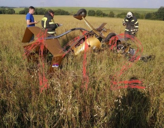 Легкомоторный самолет совершил аварийную посадку в Тульской области
