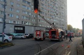 В Туле на улице Максима Горького при пожаре эвакуировали 40 человек