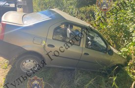 В Тульской области автоледи въехала в опору ЛЭП