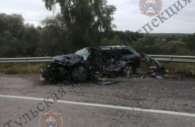 В аварии с участием двух «Ауди» в Тульской области погиб один из водителей