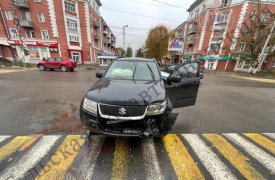 В Алексине Тульской области не поделили дорогу две иномарки
