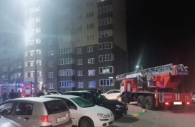 При пожаре в Зеленстрое в Туле из горящего дома эвакуировали 56 человек