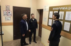 В рамках акции «Гражданский мониторинг» председатель Общественного совета посетил ЛО МВД России на станции Тула