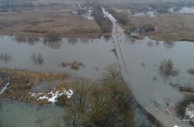 В Тульской области затоплено 12 мостов и несколько участков дорог: данные на 24 марта