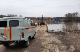 В Тульской области подтопило еще один низководный мост - под Григорьевским Ясногорского района
