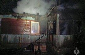 Мужчина и женщина получили ожоги на пожаре в Донском