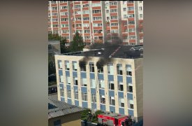 В Туле из-за пожара отменили занятия в лицее № 2