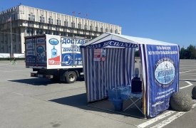 17 июня в Туле из-за жары бесплатно раздают питьевую воду