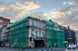 В историческом центре Тулы реставрируют особняк XIX века