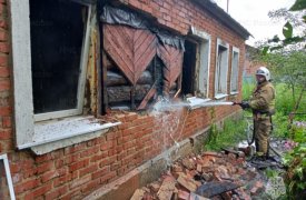 В Киреевском районе на пожаре сгорел 34-летний мужчина