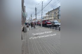 В ТРЦ «Гостиный двор» в Туле загорелась проводка