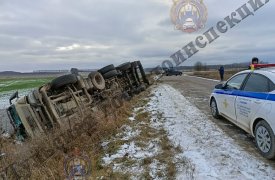 Сразу два «перевертыша» случились на дорогах Тульской области 22 ноября