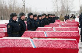 В Арсеньевском районе перезахоронили останки погибших в годы войны 259 красноармейцев