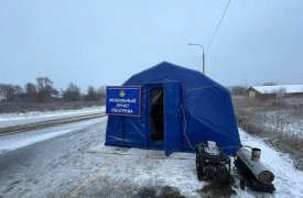 В Тульской области заработали мобильные пункты обогрева