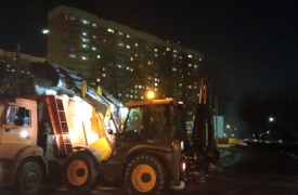 За минувшие сутки в Туле вывезено более 12 тысяч кубометров снега