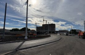 В Туле открыли движение на кольце Мосина и Павшинского моста