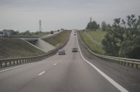 В Тульской области на трассе М-4 «Дон» появилась новая разметка в виде шевронов 