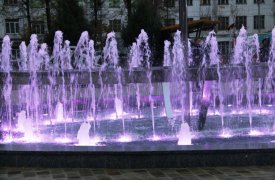 Пробный запуск новых фонтанов провели в Кировском сквере Тулы 
