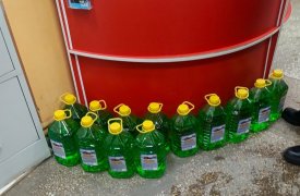 Тульские полицейские изъяли более 2,5 тонн литров поддельной незамерзайки