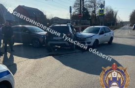 Тройное ДТП произошло в Пролетарском районе Тулы