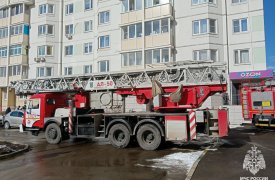 Многоэтажка загорелась в тульских Глушанках