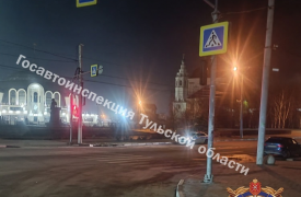 Поехал на красный: в Туле сбили пьяного велосипедиста