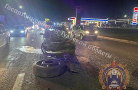 Под Тулой Kia влетела в КАМАЗ