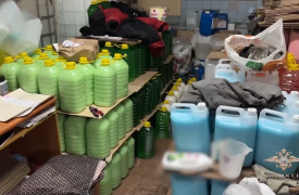 В Туле полиция «накрыла» подпольное производство бытовой химии