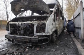 Ночью 24 октября в Туле сгорели сразу три автомобиля